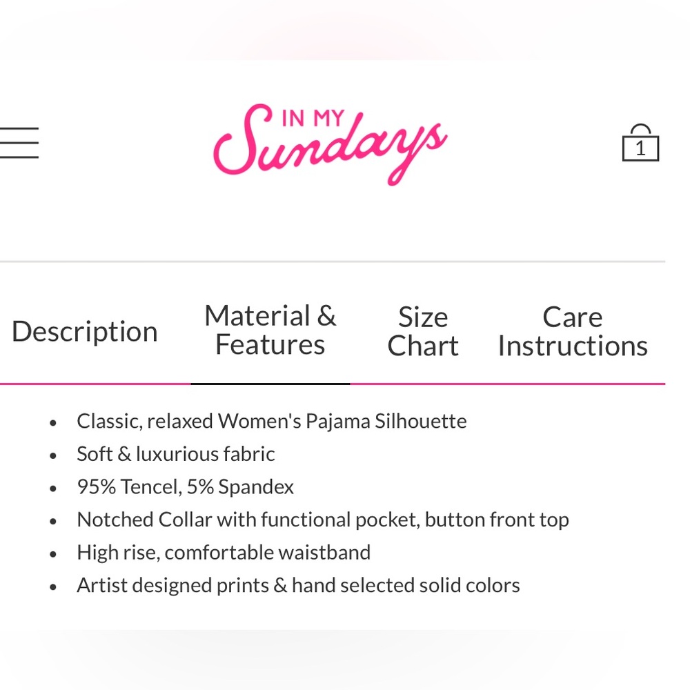 IN MY SUNDAYS by Mallory Ervin’s PEPPER 🌶️ DREAMS Pajama Set - Picture 4 of 4